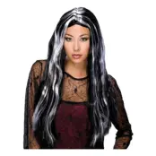 Häxperuk Svart/Grå - One size