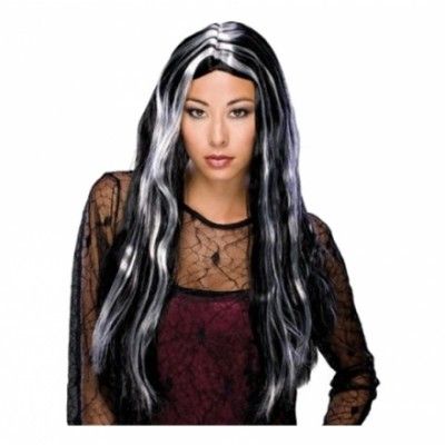 Häxperuk Svart/Grå - One size