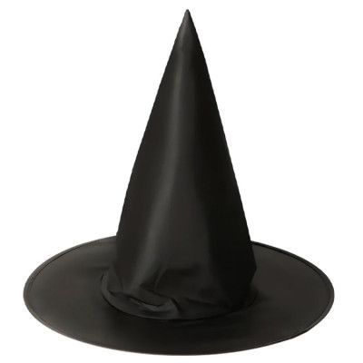 Halloween Häxhatt Svart 38x32cm
