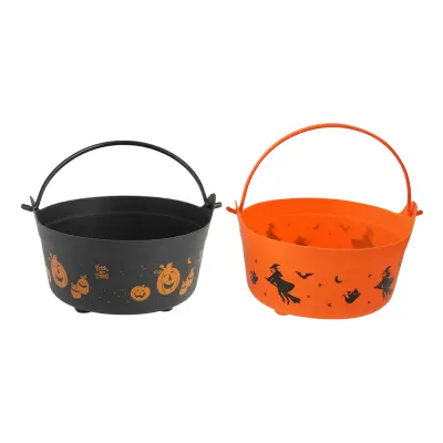 Kittel Halloween med Handtag - 1-pack