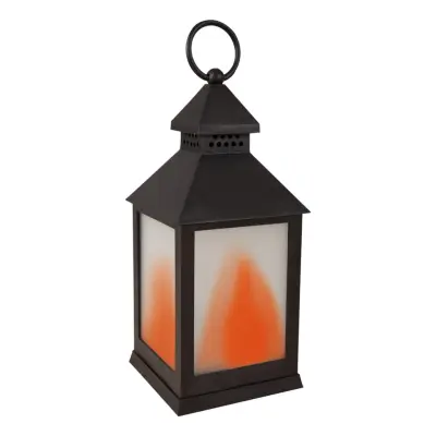 LED Lykta Svart