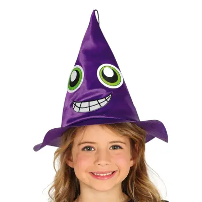 Lila Häxhatt för Barn - One size