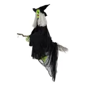 Ljudaktiverad Animerad Flygande Häxa Prop