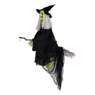 Ljudaktiverad Animerad Flygande Häxa Prop