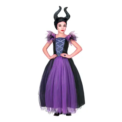 Maleficient Barn Maskeraddräkt - Medium