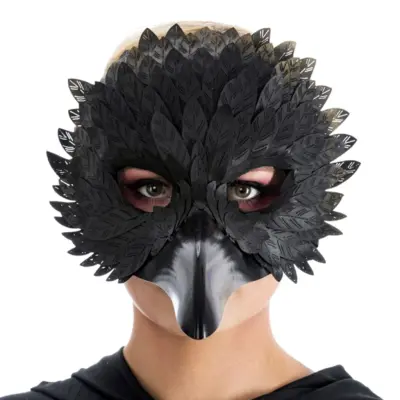 Mask Korp med Fjädrar - One size