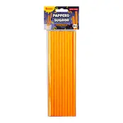 Orangea Papperssugrör - 20-pack