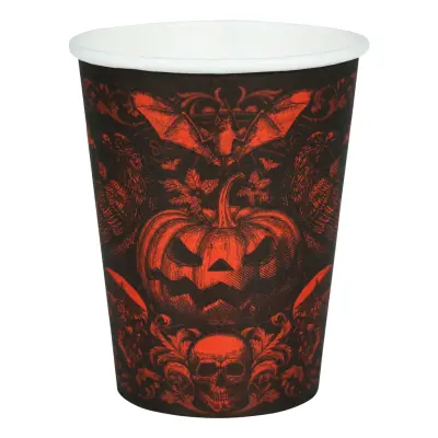 Pappersmuggar Gothic Pumpa - 6-pack