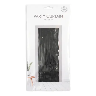 Partydraperi Svart