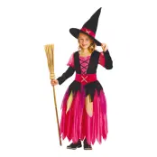 Rosa Häxa Barn Maskeraddräkt