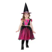 Sanna och Regnbågslandet Häxa Barn Maskeraddräkt - Small