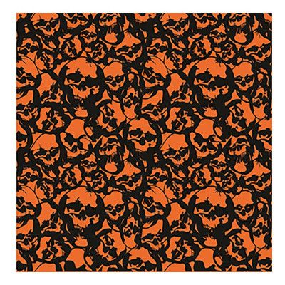 Servetter Döskallar Orange - 20-pack