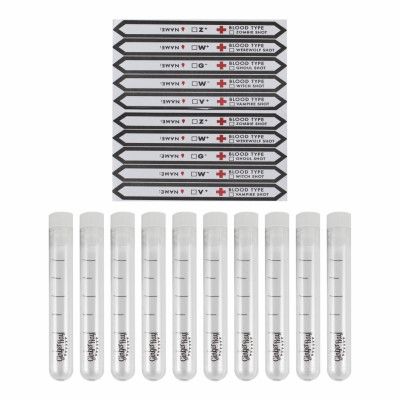 Shotglas Blodprover Halloween - 10-pack