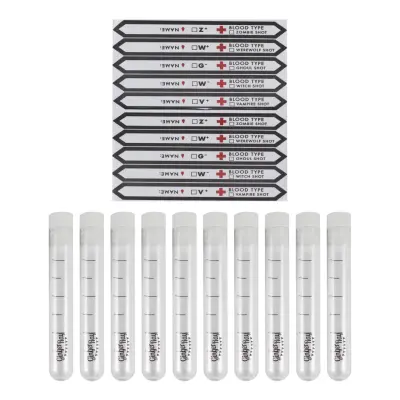 Shotglas Blodprover Halloween - 10-pack