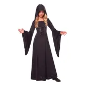 Svart Häxa Barn Maskeraddräkt - Medium