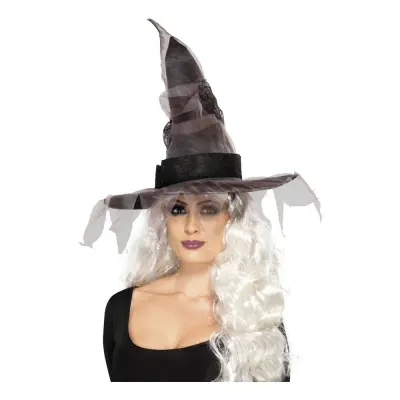 Svart Häxhatt med Svart Band
