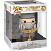 Harry Potter - Albus Dumbledore with Podium (Pop! Deluxe) vinylfigur 172 - Funko Pop! - Funko Shop Europe