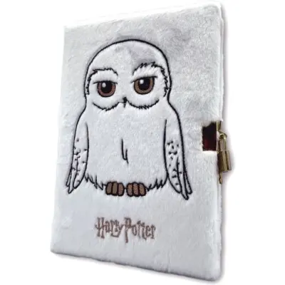 Harry Potter Anteckningsbok - Hedwig - för None - vit/guld