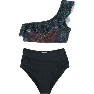 Harry Potter Bikini-set - Phoenix - L XXL - för Dam - svart