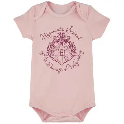 Harry Potter Body - Hogwarts - 50/56 86/92 - för barn - rosa