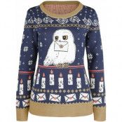 Harry Potter Christmas jumper - Hedwig - XS 6XL - för Dam - flerfärgad