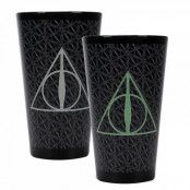 Harry Potter Deathly Hallows Färgskiftande Glas