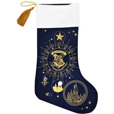 Harry Potter Dekorationsprodukter - Hogwarts Midnight Weihnachtsstrumpf - för None - flerfärgad
