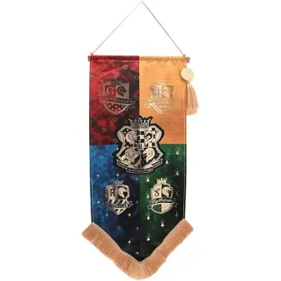 Harry Potter - Disney Dekorationsprodukter - Alumni Banner - Hogwarts Houses - för None - flerfärgad