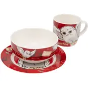 Harry Potter Frukost-set - Hedwig the Owl - för flerfärgad
