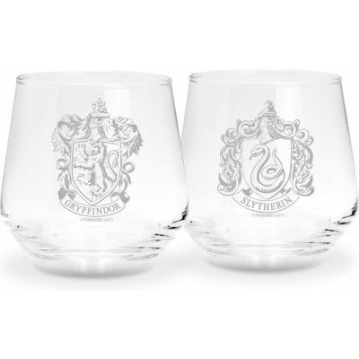 Harry Potter Glas-set - Gryffindor & Slytherin - för None - transparent