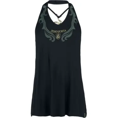 Harry Potter - Gothic Halternecks - Slytherin - M - för Dam - svart