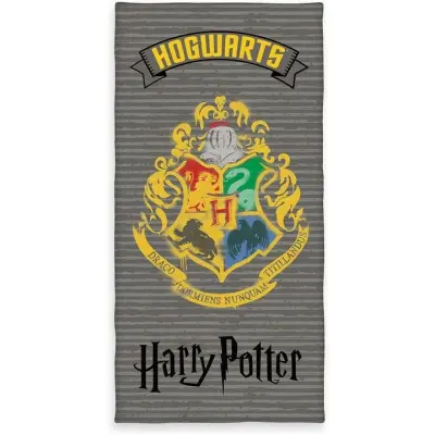 Harry Potter Handduk - Harry Potter velour strandhandduk - för None - grå