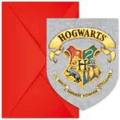 Harry Potter Hogwarts Inbjudningskort 6-pack