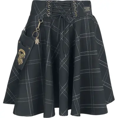 Harry Potter Kort kjol - Dark Academia Nocturnal Stroll with Magic - S XXL - för Dam - flerfärgad