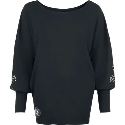 Harry Potter Långärmad tröja - Hedwig - S XXL - för Dam - svart