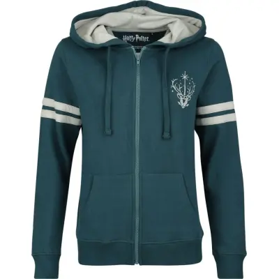 Harry Potter Luvjacka - Expecto Patronum - S XXL - för Dam - grön/grå