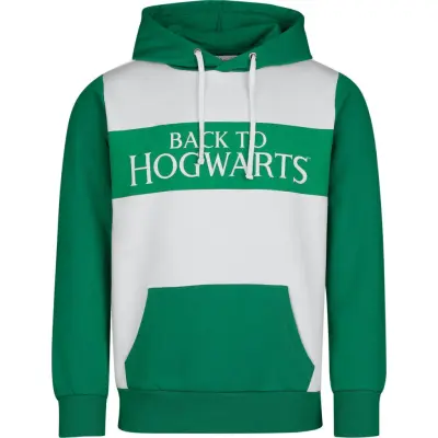 Harry Potter Luvtröja - Back To Hogwarts - S 3XL - för Herr - grön/vit