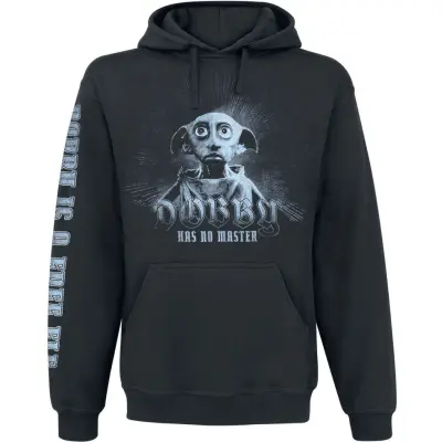 Harry Potter Luvtröja - Dobby Has No Master - S XXL - för Herr - svart