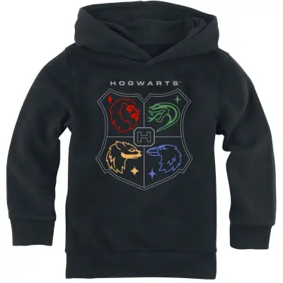 Harry Potter Luvtröja - Hogwarts - 98 116 - för barn - svart