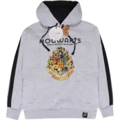 Harry Potter Luvtröja - Hogwarts Crest - M XXL - för Herr - gråmelerad