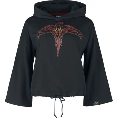 Harry Potter Luvtröja - Phoenix - S M - för Dam - svart