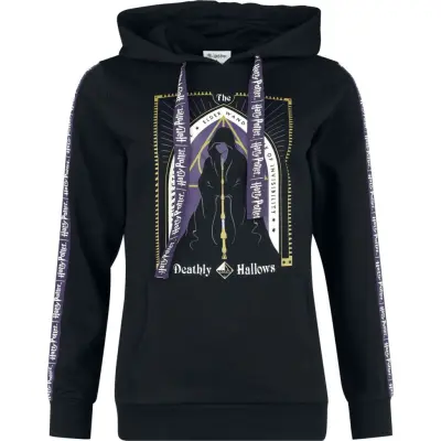 Harry Potter Luvtröja - Resurrection Stone - S L - för Dam - svart