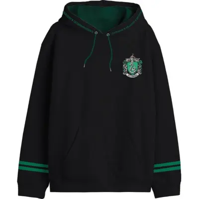 Harry Potter Luvtröja - Slytherin - Hauswappen - S XXL - för Herr - svart