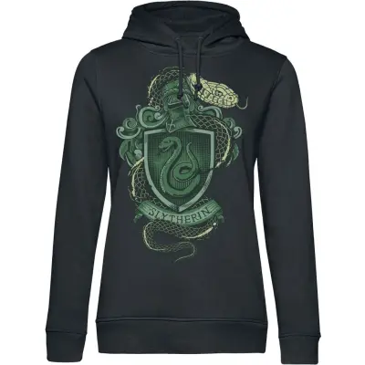 Harry Potter Luvtröja - Slytherin - S - för Dam - svart