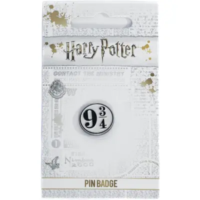 Harry Potter Pin - Platform 9 3/4 - för None - silverfärgad