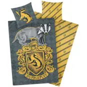 Harry Potter Sängkläder - Hufflepuff - för None - flerfärgad