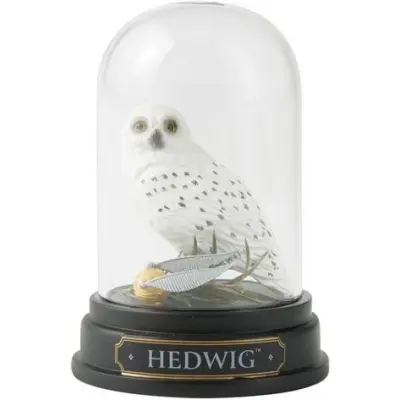 Harry Potter Samlingsfigurer - Hedwig Figur mit Glaskuppel - för  flerfärgad