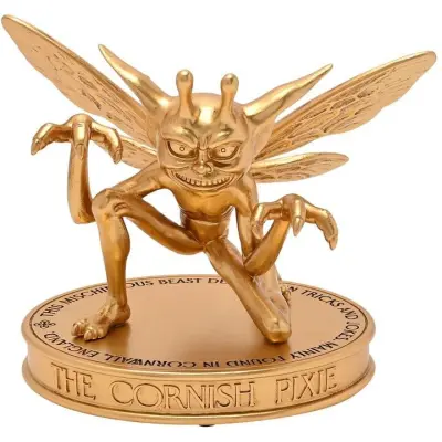 Harry Potter Staty - Cornish Pixie - för  guldfärgad
