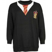 Harry Potter Stickad jumper - Gryffindor - S XL - för Dam - svart