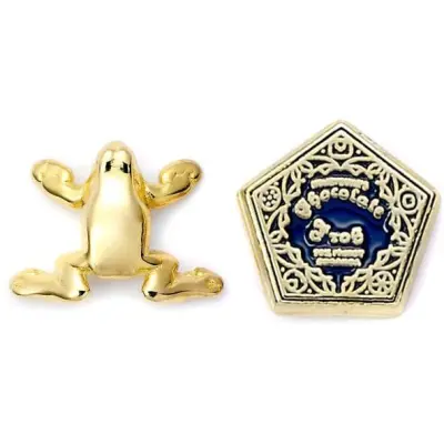 Harry Potter Stiftörhängenset - Chokladgroda - för Dam - guldfärgad